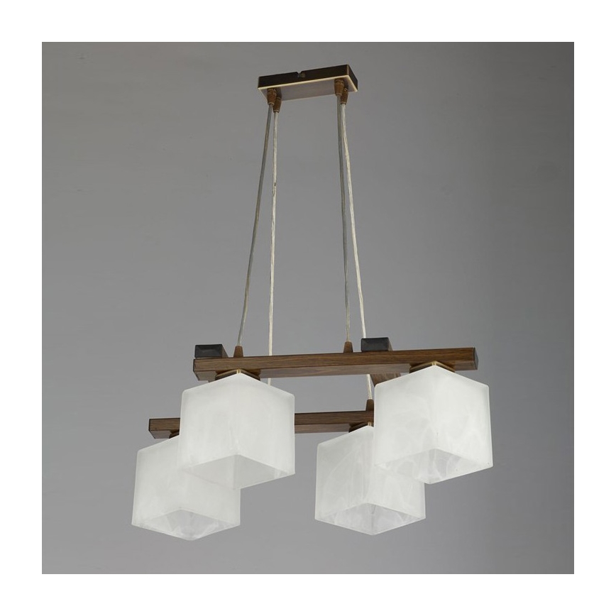 Jupiter 1094 - PO 4 p - Hanglamp met vaste pendel POLA 4xE27/60W/230V