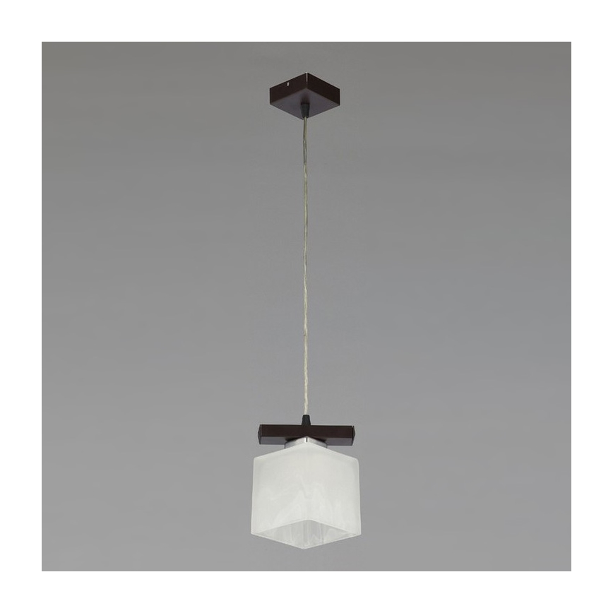 Jupiter 1096 - PO1 - Hanglamp met vaste pendel POLA 1xE27/60W/230V wenge