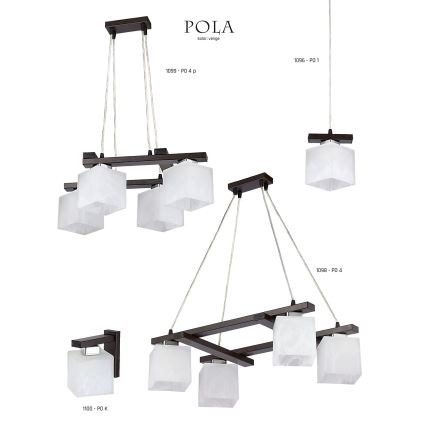 Jupiter 1100 - POK - Wandlamp POLA 1xE27/60W/230V