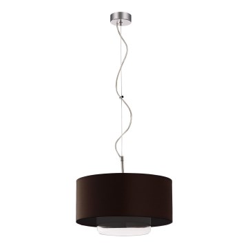 JUPITER 1118-AV1 - Hanglamp AVEO 1xE27/60W wenge doorzichtig glas