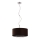 JUPITER 1118-AV1 - Hanglamp AVEO 1xE27/60W wenge doorzichtig glas