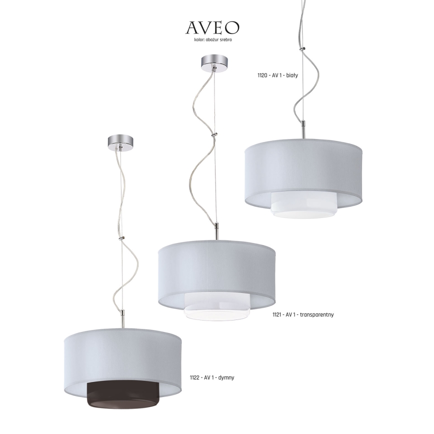 Jupiter - 1122 - Hanglamp AVEO 1xE27/80W/230V
