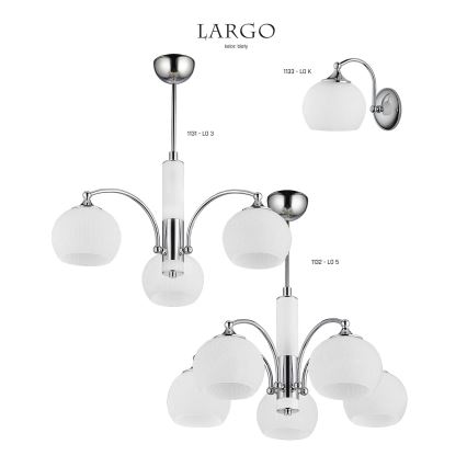 Jupiter 1131 - LO3 - Hanglamp LARGO 3xE27/60W/230V