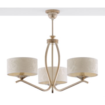 JUPITER 1274-KS3E - Hanglamp KASZMIR op stang 3xE27/60W