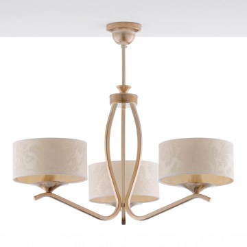JUPITER 1274-KS3E - KASZMIR hanglamp met stang 3xE27/60W