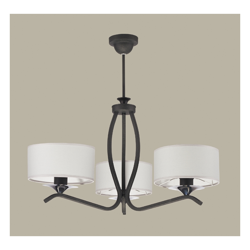 JUPITER 1278-KS3G - Hanglamp KASZMIR 3xE27/60W