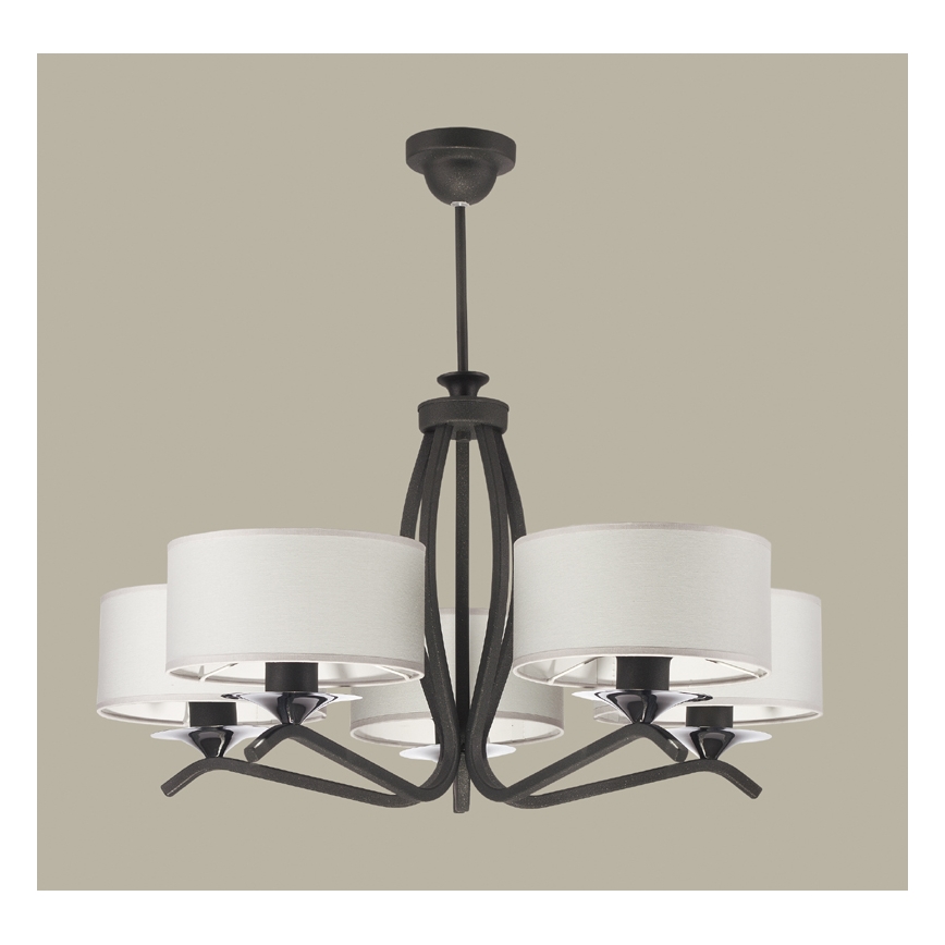 JUPITER 1279-KS5G - Hanglamp KASZMIR 5xE27/60W