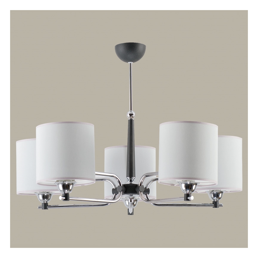 Jupiter 1408 - TW 5 G - Hanglamp met vaste pendel TWINGO 5xE27/60W/230V