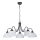 Jupiter 1491 - Hanglamp aan ketting SAGA 5xE27/60W/230V