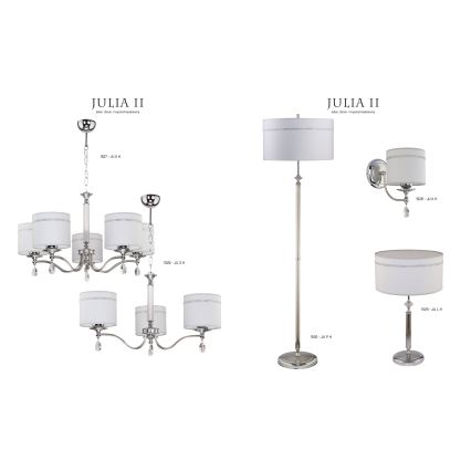 Jupiter 1526 - JU 3 H - Hanglamp JULIA II 3xE27/60W