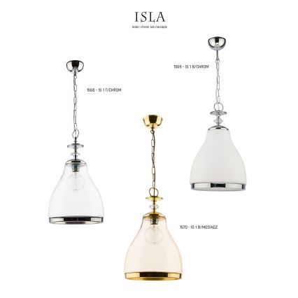 Jupiter 1568 - IS 1 T/C - Hanglamp ISLA E27/60W