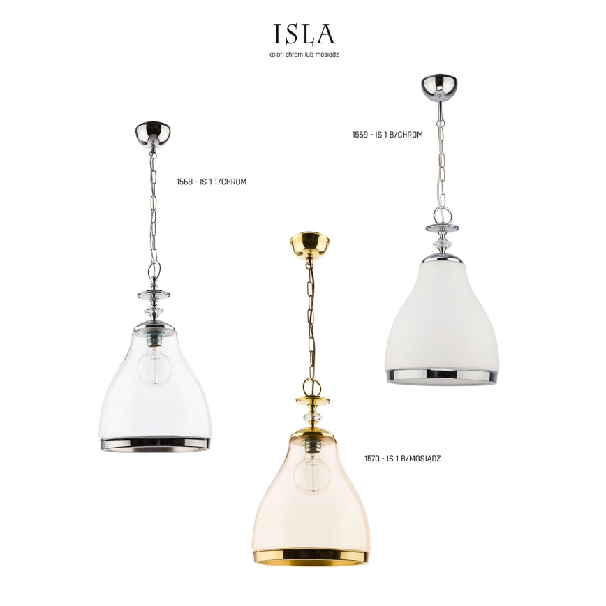 Jupiter 1570 - IS 1 B/M - Hanglamp ISLA E27/60W