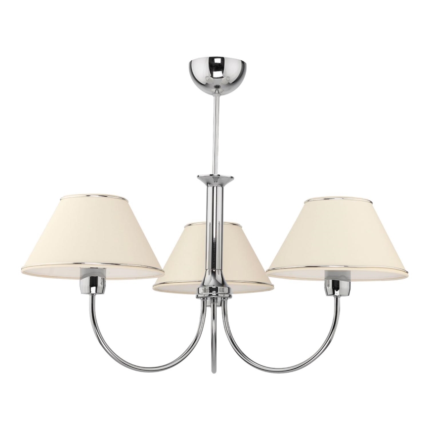 Jupiter 1579 - BG 3 CH - Hanglamp met vaste pendel BEGAMO 3xE27/60W