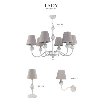 Jupiter 1589 - LY L BI - Tafellamp LADY E14/40W