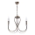 Jupiter 1633 - Hanglamp aan ketting MELANI 3xE14/40W/230V koperen patina