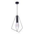 Jupiter 1644 - Hanglamp aan koord KAIR 1xE27/60W/230V zwart/grafiet