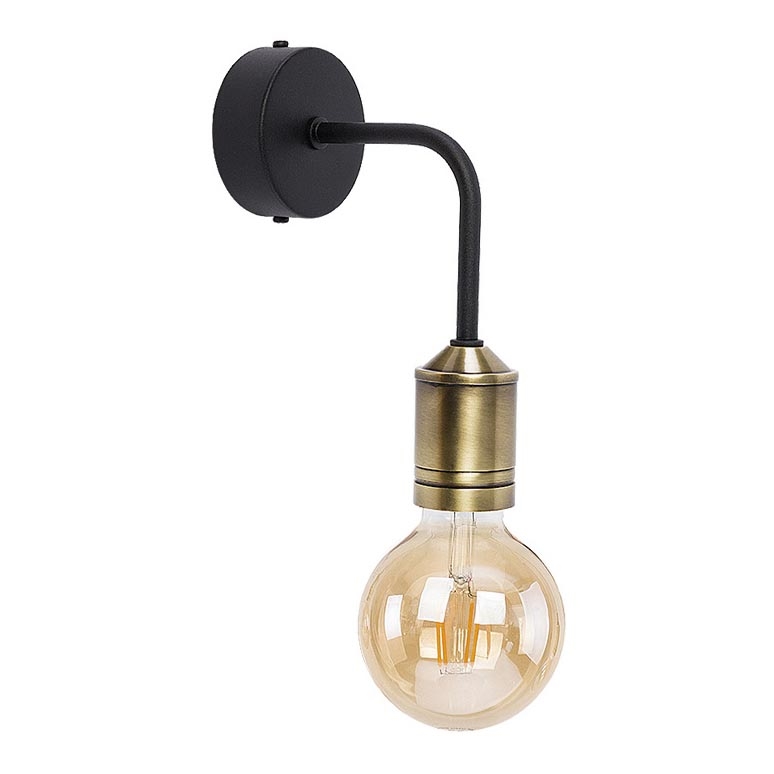 bodem werkwoord alleen Jupiter 1707 - Wandlamp BORNEO 1xE27/60W/230V | Lampenmanie