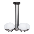 Jupiter 1724 - Hanglamp met vaste pendel SANTA 5xE14/40W/230V glanzend chroom