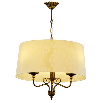 Jupiter 1749 - Hanglamp aan ketting SOFIA 3xE27/60W/230V