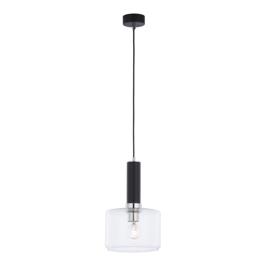 Jupiter 1855 - VA1 - Hanglamp aan een koord VANES 1xE27/60W/230V glanzend chroom/zwart
