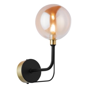 Jupiter 1887 - Wandlamp ERIS 1xG9/14W/230V goud/zwart/rookbeige