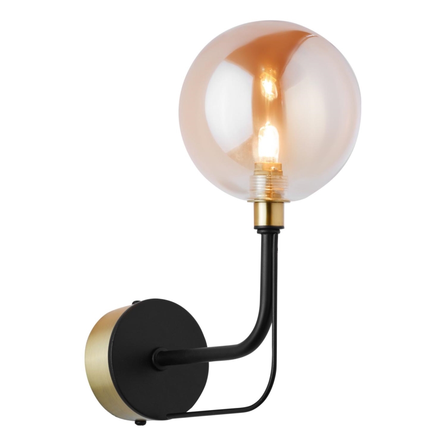 Jupiter 1887 - Wandlamp ERIS 1xG9/14W/230V goud/zwart/rookbeige