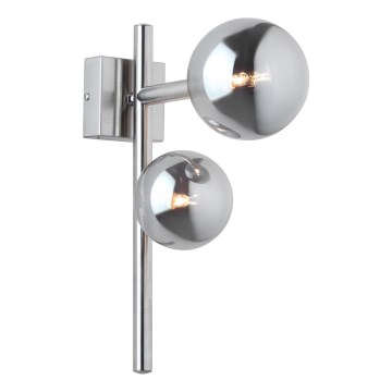 Jupiter 1903 - Wandlamp NEPTUN 2xG9/14W/230V mat chroom/rookgrijs