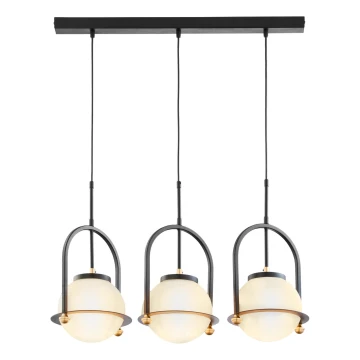 Jupiter 1916 - ROSSO hanglamp met kabel 3xE27/15W/230V zwart