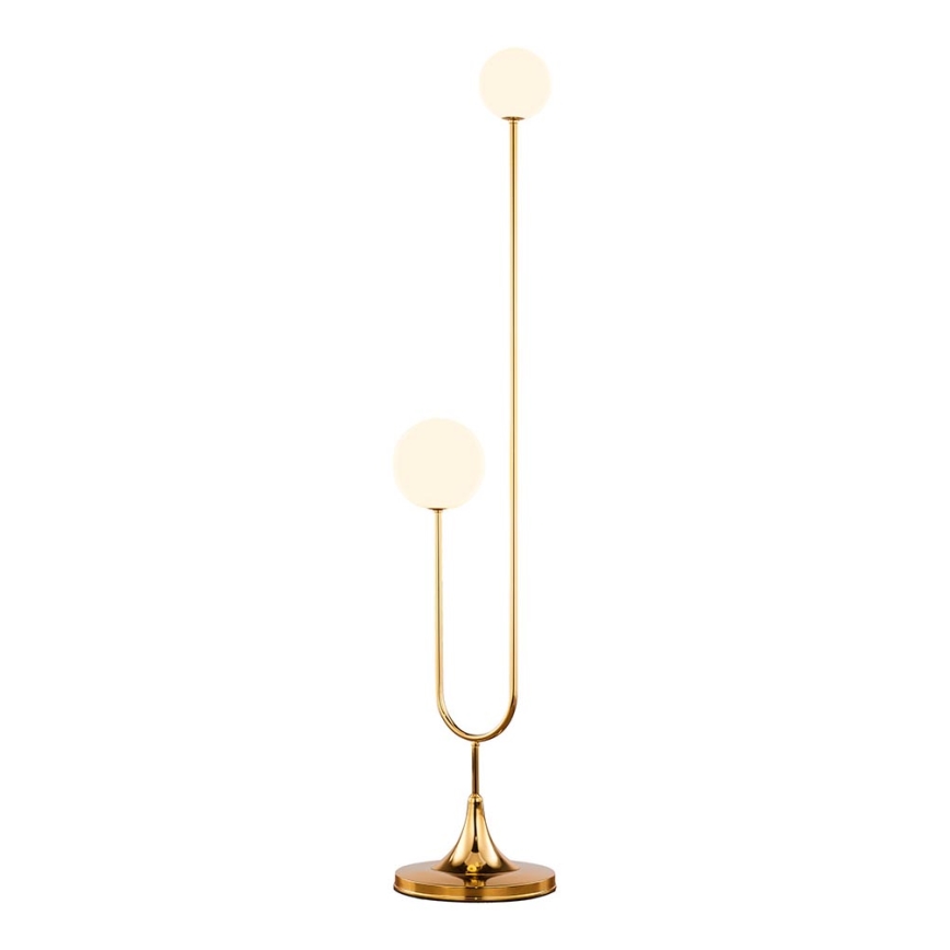 Jupiter 1945 - Staande lamp SELEN 2xG9/40W/230V gouden