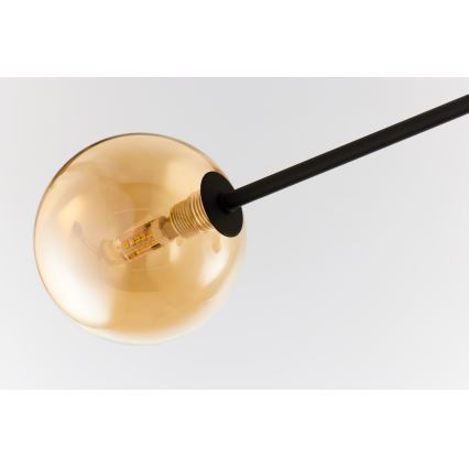 Jupiter 1994 - Hanglamp met vaste pendel MOKA 4xGU10/10W/230V + 4xG9/10W/230V zwart/beige