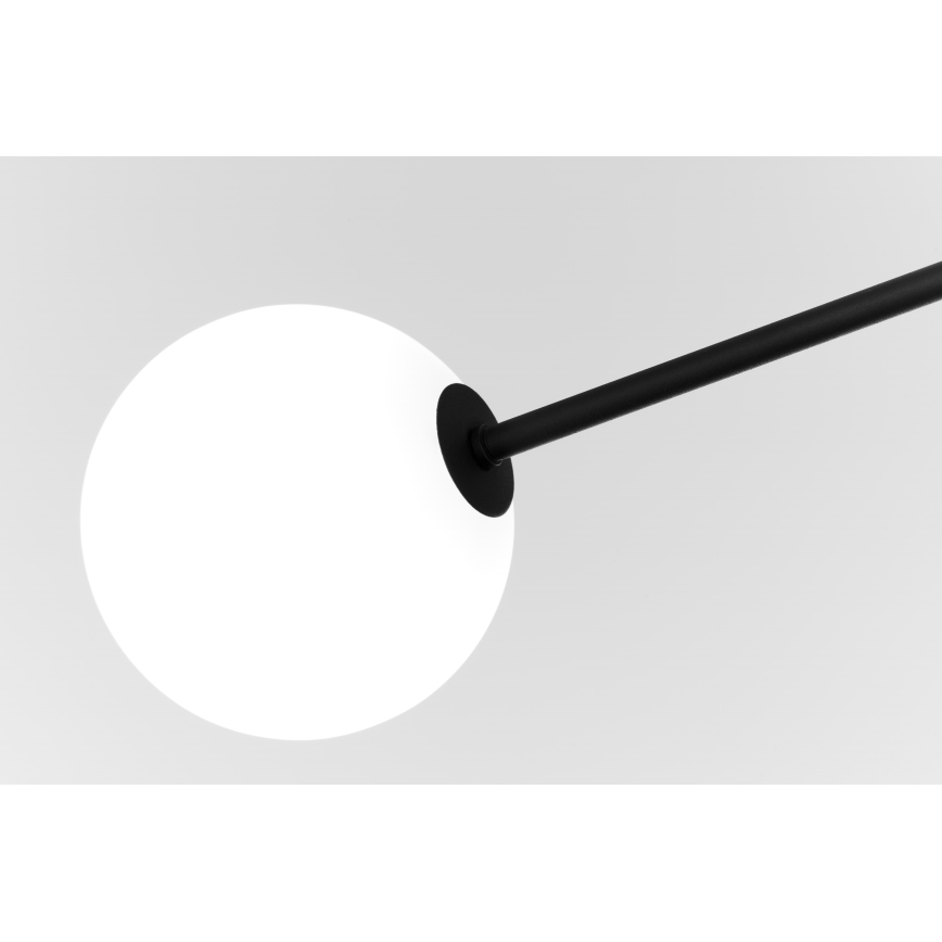 Jupiter 1998 - Hanglamp met vaste pendel MOKA 4xGU10/10W/230V + 4xG9/10W/230V zwart/wit