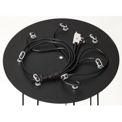 Jupiter 2015 - Hanglamp aan een koord ALAS 7xGU10/10W/230V zwart/goud