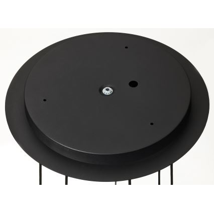 Jupiter 2015 - Hanglamp aan een koord ALAS 7xGU10/10W/230V zwart/goud