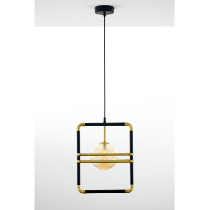 Jupiter 2025 - Hanglamp aan een koord FIORI 1xG9/10W/230V zwart/goud/beige