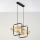 Jupiter 2026 - Hanglamp aan een koord FIORI 2xG9/10W/230V zwart/goud/beige