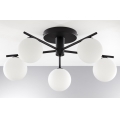 Jupiter 2049 - Plafondkroonluchter PRATO 5xG9/14W/230V zwart/wit