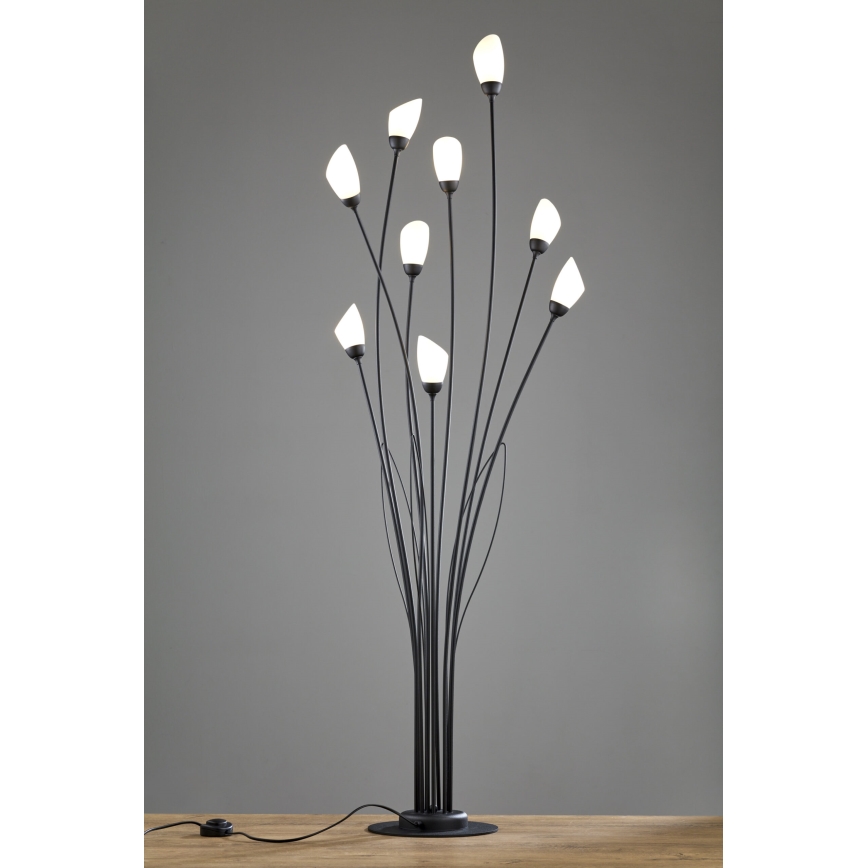 Jupiter 2058 - Vloerlamp GLORIOSA 9xG9/14W/230V zwart