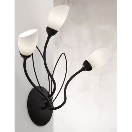 Jupiter 2059 - Wandlamp GLORIOSA 3xG9/14W/230V zwart