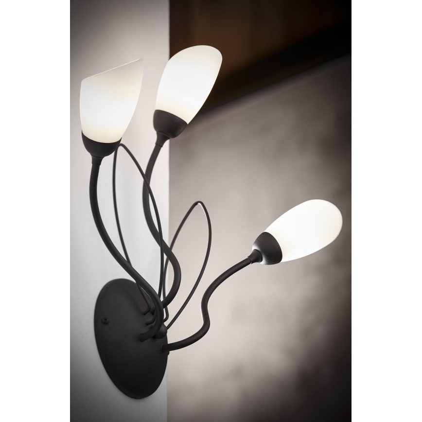 Jupiter 2059 - Wandlamp GLORIOSA 3xG9/14W/230V zwart