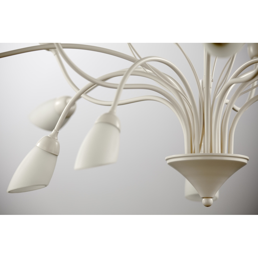 Jupiter 2061 - Kroonluchter met staaf GLORIOSA 10xG9/14W/230V crème