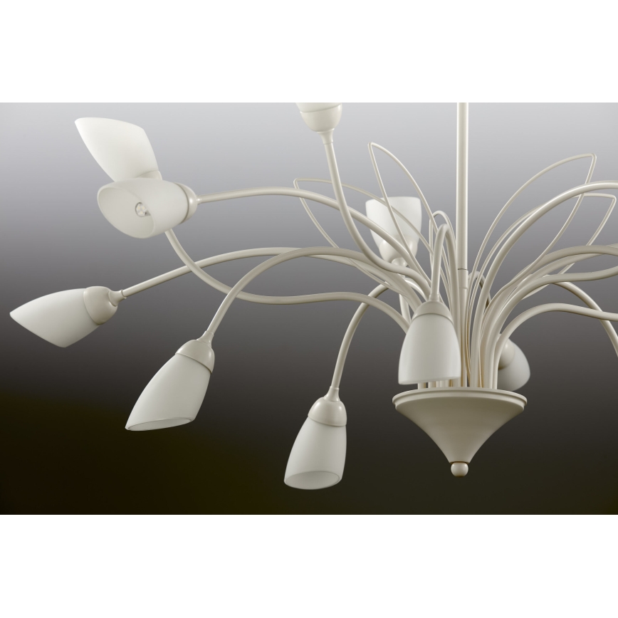 Jupiter 2062 - Kroonluchter met ketting GLORIOSA 15xG9/14W/230V crème