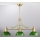 Jupiter 2074 - Hanglamp met staaf PLATINO 3xE27/15W/230V groen/goud