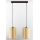 Jupiter 2091 - Hanglamp aan kabel CORTINA 2xE27/15W/230V goud/zwart
