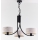 Jupiter 2103 - Kroonluchter aan ketting ARTHUR 3xE27/15W/230V wit/zwart/marmerdecor