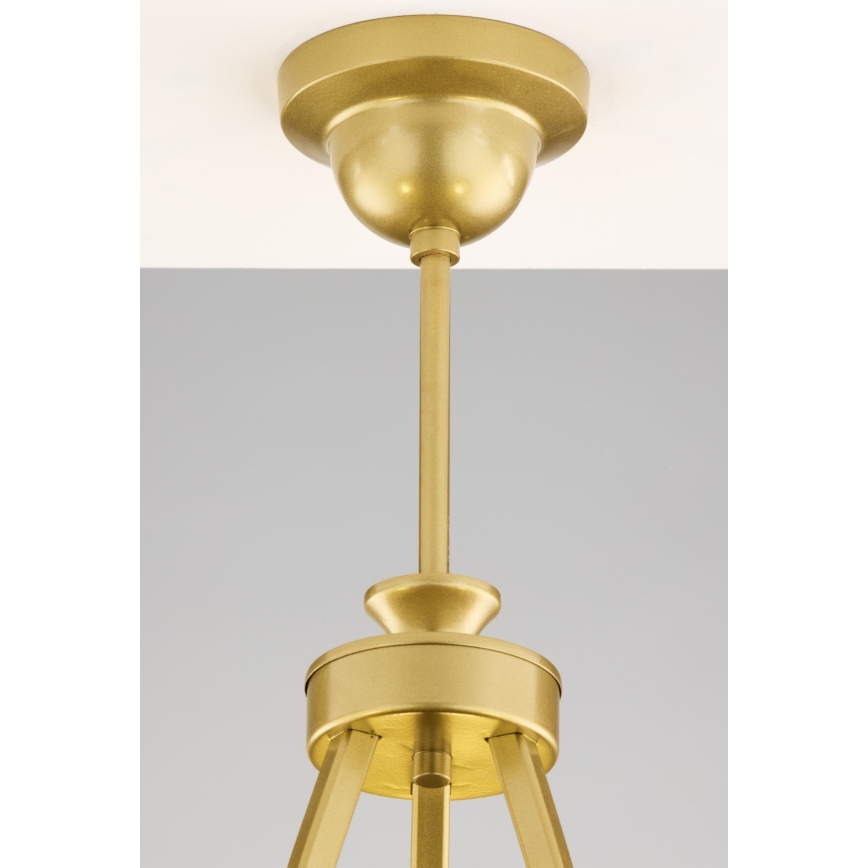 Jupiter 2113 - KASZMIR staafkroonluchter 3xE27/15W/230V blauw/goud