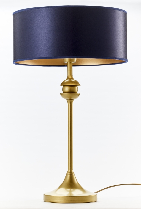 Jupiter 2116 - Tafellamp KASZMIR 1xE27/15W/230V blauw/goud