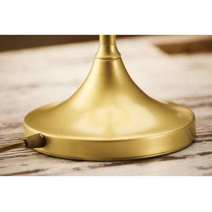 Jupiter 2116 - Tafellamp KASZMIR 1xE27/15W/230V blauw/goud