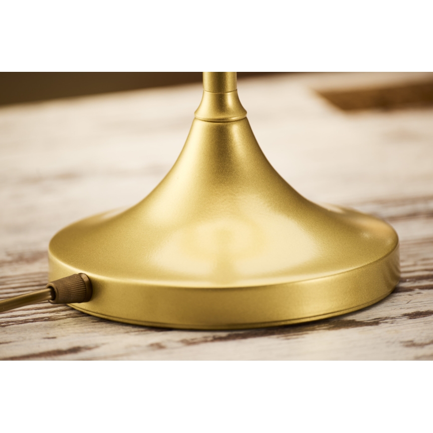 Jupiter 2116 - Tafellamp KASZMIR 1xE27/15W/230V blauw/goud