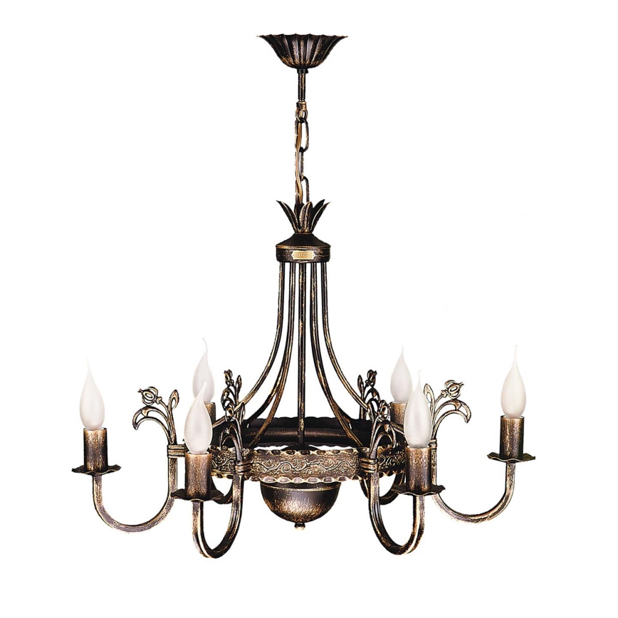 Jupiter 224 - KO 6 - Hanglamp KORONA 6xE14/40W/230V