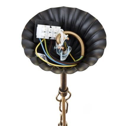 Jupiter 225 - KO 8 - Kroonluchter aan ketting KORONA 8xE14/40W/230V